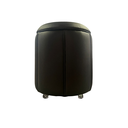 Ver imagem 2 de Puff Redondo Baú Não É Segredo Debrum Courvin Preto 40x45 Ns0614