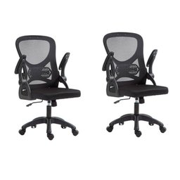 Kit com 2 Cadeira Escritório Diretor Office Columbus com Tela Mesh - 1