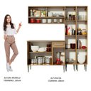 Ver imagem 6 de Armário de Cozinha Compacta 169cm Rustic Emilly Winter Madesa 08