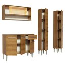 Ver imagem 5 de Armário de Cozinha Compacta 169cm Rustic Emilly Winter Madesa 08