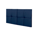 Ver imagem 1 de Cabeceira de Cama Box Solteiro 90 Cm México Estofada - Azul Suede