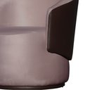 Ver imagem 2 de Kit 02 Poltronas Orgânica Decorativa Beatriz Veludo Rosê/pu Marrom - Montanaris Decor