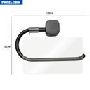 Ver imagem 5 de Kit Para Banheiro Quadrado 5 Peças Preto | Japi