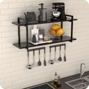 Ver imagem 1 de Prateleira Estilo Industrial Cozinha de Parede Gnd Pp 60cm