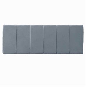 Cabeceira Painel Casal King de Cama Box Estofada Lua 195 Cm Veludo