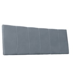 Cabeceira Painel Casal King de Cama Box Estofada Lua 195 Cm Veludo - 5