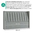 Ver imagem 6 de Cabeceira Queen 160 cm Lumina LED com Frame Linho Sl 66 Peer