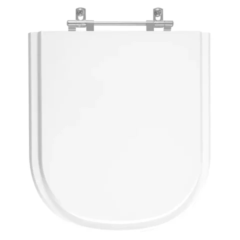 Assento Sanitário Acrílico Square Branco para vaso Lorenzetti