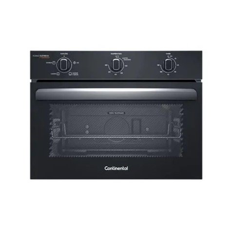 Forno de Embutir Elétrico Continental Oc4em 50l com Toplimpafácil e Vidro Interno Removível Preto