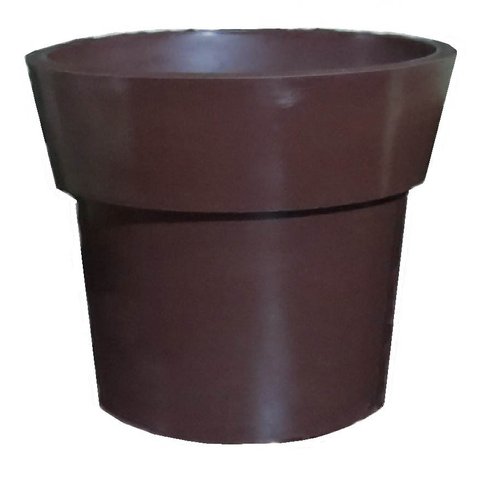 Vasos Plantas Frutífera hortaliças 60x70 Ibiza Polietileno - MARROM MADEIRA 015