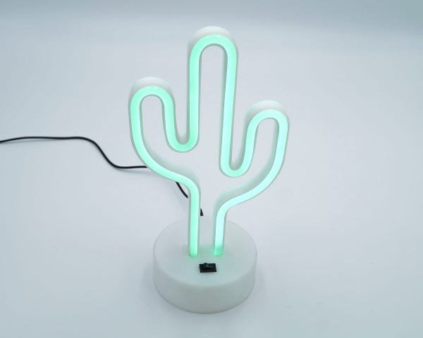 Luminária Abajur Decorativo de LED Cactus - 1