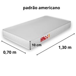 Colchão Liso para Berço Padrão Americano D18 Prorelax - 2