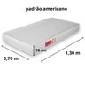 Colchão Liso para Berço Padrão Americano D18 Prorelax - 2