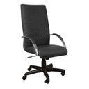 Ver imagem 1 de Cadeira Roma Presidente Preta Base Preta C/ Relax Comprealegre, 100% Nacional