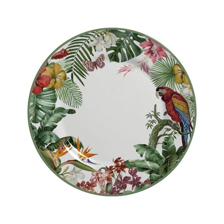 CONJUNTO COM 6 PRATOS RASO PARADISO PLUS