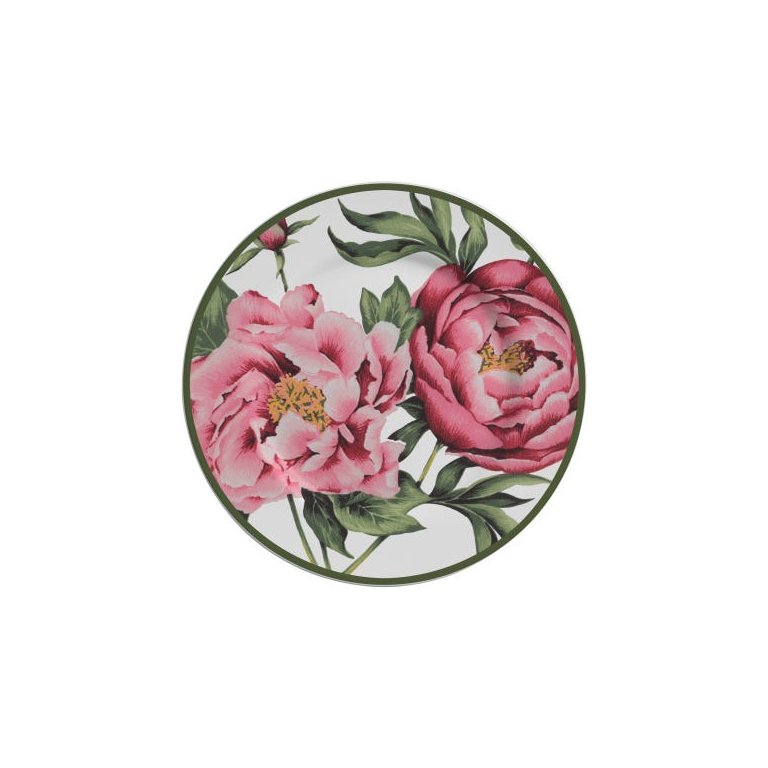 CONJUNTO COM 6 PRATOS SOBREMESA PEONY ROSE PLUS