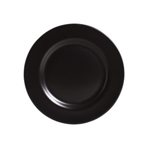 Conjunto com 6 Pratos Sobremesa Preto Acetinado Plus