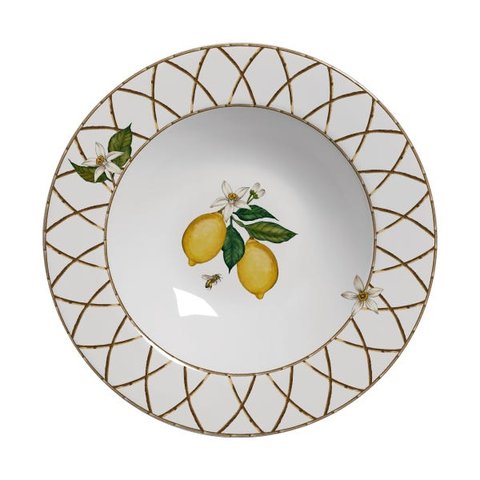 CONJUNTO COM 6 PRATOS FUNDO SICILIANO PLUS