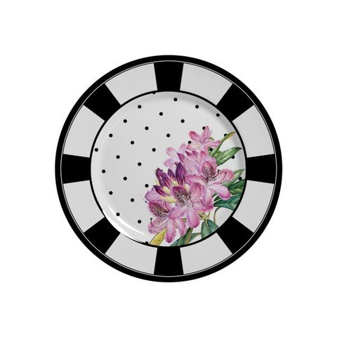 CONJUNTO COM 6 PRATOS SOBREMESA AZALEA PLUS