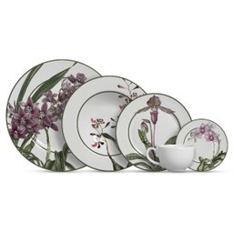Aparelho de Jantar com 20 Peças Orquideas Plus - 1