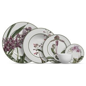 Aparelho de Jantar com 20 Peças Orquideas Plus