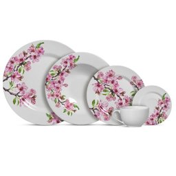 Aparelho de Jantar com 20 Peças Cerejeira Plus - 1