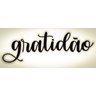 01 Aplique de Palavra: Gratidão, Família, Amor, Fé, Aconchego... Lettering Mdf - 2