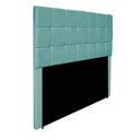 Ver imagem 1 de Cabeceira Estofada Manchester 160 Cm Queen Size Suede - Doce Sonho Móveis Cor Azul Tiffany