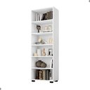 Ver imagem 2 de Armário Multiuso de Lavanderia Estante 2 Portas 6 Prateleiras Branco Mobiliart
