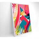 Ver mais imagens de Quadro Pintura Aquarela Tropical 3 90x60 Cm Vidro Impresso