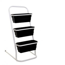Plante Em Casa, Horta, Jardineira Apto 3 Vasos 40 Cm AL261 - 2