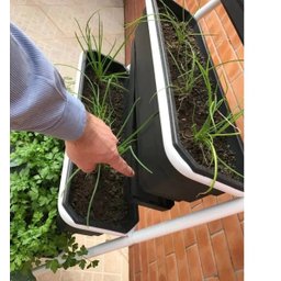 Plante Em Casa, Horta, Jardineira Apto 3 Vasos 40 Cm AL261 - 4