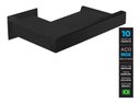 Ver imagem 5 de Kit Banheiro 5 Peças Inox Preto Fosco - Kromus Kitrt5ab