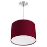 Lustre Cupula Pendente Dome 30x20cm Magnífico Bordo - 1