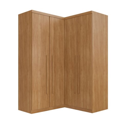 Guarda Roupa Modulado Dallas 4 Portas 3 Gavetas 8 Prateleiras