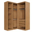 Ver imagem 2 de Guarda Roupa Modulado Dallas 4 Portas 3 Gavetas 8 Prateleiras