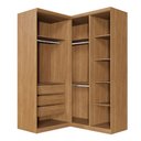 Ver imagem 3 de Guarda Roupa Modulado Dallas 4 Portas 3 Gavetas 8 Prateleiras