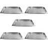Kit 5 Cubas Gastronômicas Perfuradas 5,35l Inox 1/1 40mm Restaurante Buffet Cozinha Industrial - 1