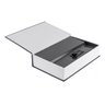 Cofre Camuflado C/chave Formato de Livro Guarda Valores 24cm:preto - 5