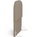 Ver imagem 6 de Cabeceira Cama Box 100cm Orgânica Lanna W01 Bouclê Bege - Lyam Decor