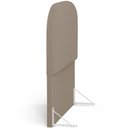 Ver imagem 6 de Cabeceira Cama Box 100cm Orgânica Lanna W01 Bouclê Bege - Lyam Decor