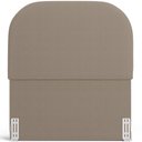 Ver imagem 5 de Cabeceira Cama Box 100cm Orgânica Lanna W01 Bouclê Bege - Lyam Decor