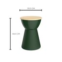 Ver imagem 2 de Conjunto Fit Wood com Mesa + 03 Banquetas Sili I'm In Verde Alecrim Grifit Sili - I'm In