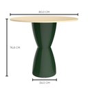 Ver imagem 3 de Conjunto Fit Wood com Mesa + 03 Banquetas Sili I'm In Verde Alecrim Grifit Sili - I'm In