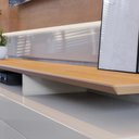 Ver imagem 6 de Rack Bancada 3 Gavetas com Nicho 180cm Amy Off White/Nature - Gran Belo
