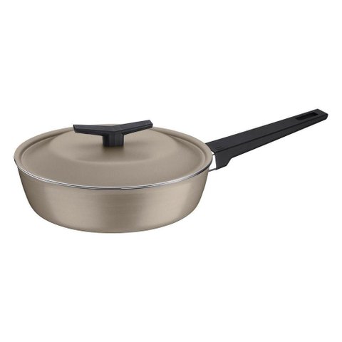 Frigideira Funda Tramontina Spezia Induction Alumínio Antiaderente Starflon Excellent Areia 24 Cm