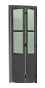 Ver imagem 1 de Porta Alumínio Camarão Lambril/Vidro e.L25 Cinza 60 V.Boreal Brimak