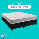 Ver imagem 4 de Conjunto Cama Box Blindado Casal + Colchão D33 D33 Inducol