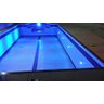 Refletor LED 70 Pontos Inox Iluminação para Piscina Cor Azul - Brustec - 5