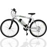 Bicicleta Elétrica TecCity 10a/h Motor Traseiro 350w - cor: Branco com Amortecedo - 1